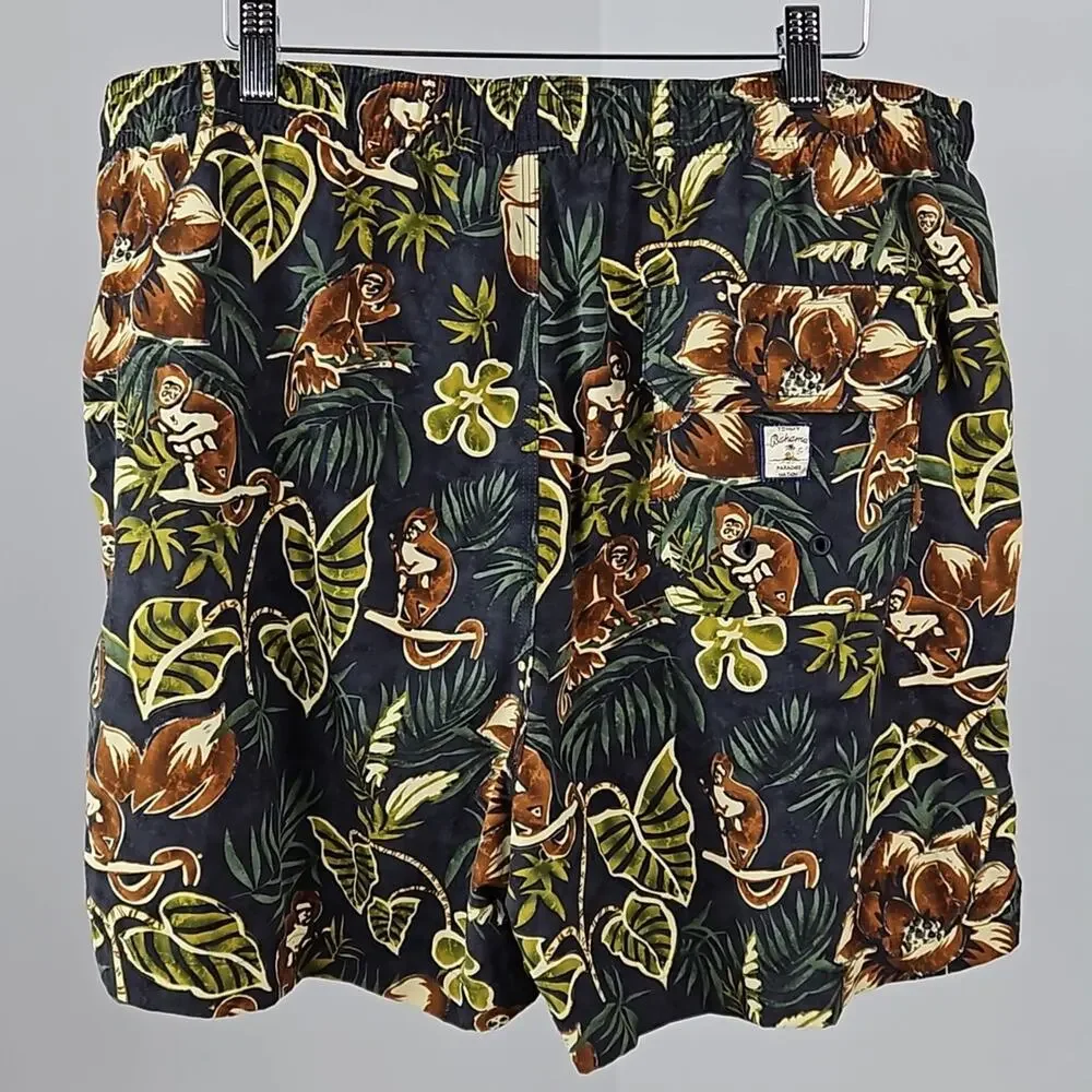 Tommy Bahama Green‎ Tropical Jungle Swim Trunk Shorts | Men's Large